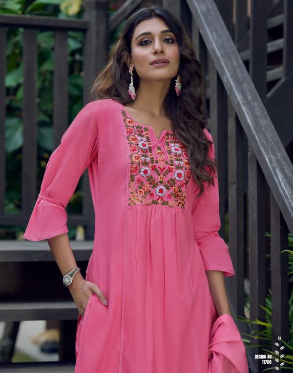 Lily And Lali Mahek Party Wear Kurti With Bottom Dupatta Collection